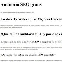 Auditoria Seo Gratis